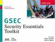 SANS GIAC Certification: Security Essentials Toolkit (GSEC)