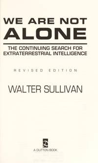 cover of We Are Not Alone: 2The Continuing Search for Extraterrestrial Intelligence, Revised Edition