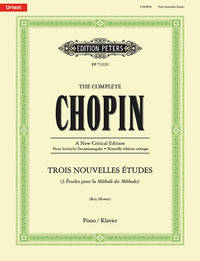 Trois Nouvelles �tudes [The Complete Chopin] (Piano Solo): Urtextausgabe, Sammelband f�r Klavier