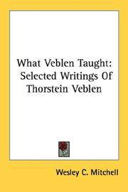 What Veblen Taught