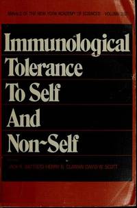 Immunological Tolerance to Self and Non-Self.