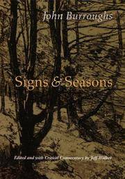 image of Signs and Seasons: John Burroughs