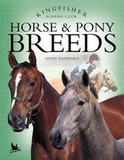 cover of Horse and Pony Breeds (Kingfisher Riding Club)