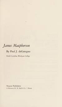 James Macpherson (Twayne's English Authors)