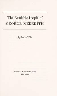 The Readable People of George Meredith