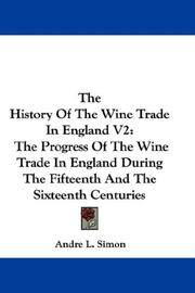 The History Of the Wine Trade In England V2