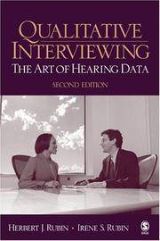 Qualitative Interviewing: The Art of Hearing Data