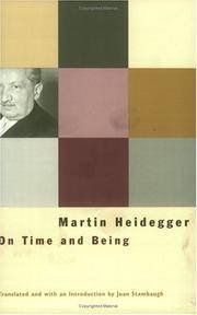 image of On Time and Being