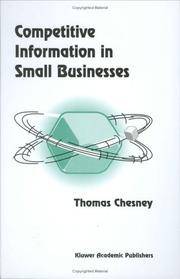 Competitive Information In Small Businesses