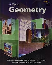 HMH Geometry Texas : Student Edition 2016