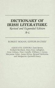 Dictionary of Irish Literature : A-L