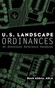 Uslandscape Ordinances