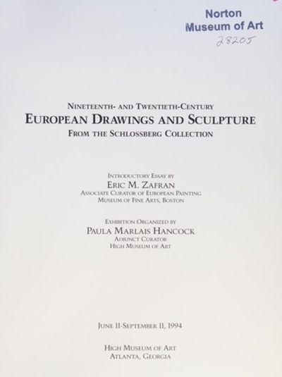 Nineteenth- and Twentieth-Century European Drawings and Sculpture from the Schlossberg Collection