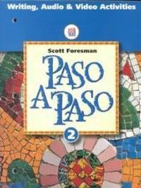 PASO A PASO 1996 SPANISH STUDENT EDITION WORKBOOK TAPE MANUAL LEVEL 2