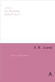 F.R. Leavis: Essays and Documents