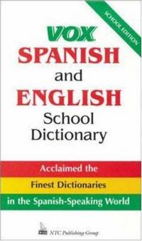 image of Vox Spanish and English School Dictionary