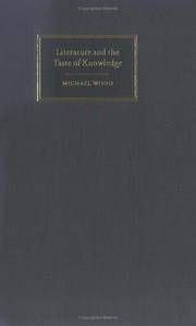image of Literature and the Taste of Knowledge