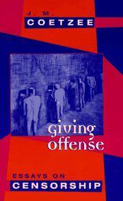 image of Giving Offense: Essays on Censorship
