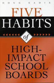 Five Habits of High-Impact School Boards