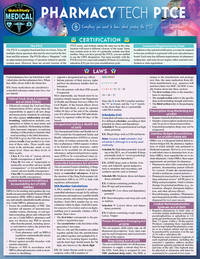 Pharmacy Technician - PTCE: QuickStudy Laminated Reference Guide (Quickstudy Medical)