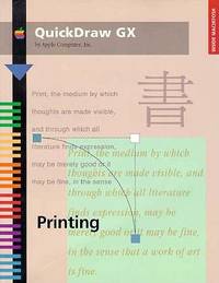 INSIDE MACINTOSH: QUICKDRAW GX PRINTING