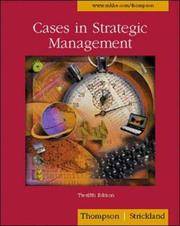 cover of Cases in Strategic Management with PowerWeb and Concept/Case TUTOR Cards