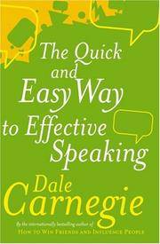 image of The Quick and Easy Way to Effective Speaking