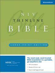 NIV Thinline Bible, Large Print (New International Version)