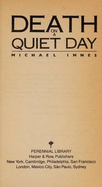 Death on a Quiet Day by Innes, Michael - 1983