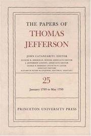 image of Papers of Thomas Jefferson: Volume 25: 1 January to 10 May 1793.