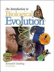 An Introduction To Biological Evolution