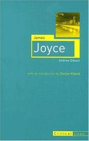 cover of James Joyce (Critical Lives)