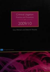 image of Criminal Litigation: Practice and Procedure (CLP Legal Practice Guides)