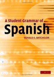 A Student Grammar Of Spanish