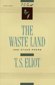 cover of The Waste Land and Other Poems