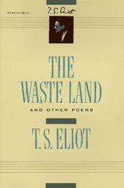 The Waste Land and Other Poems