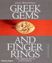 image of Greek Gems and Finger Rings: Early Bronze to Late Classical