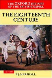 image of The Oxford History of the British Empire: Volume II: The Eighteenth Century