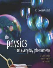 image of Physics of Everyday Phenomena : A Conceptual Introduction to Physics