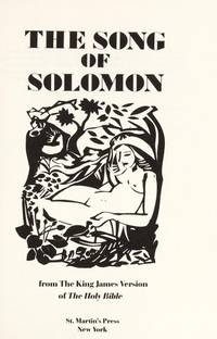 The Song of Solomon from The King James Version of The Holy Bible