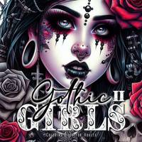 Gothic Girls Coloring Book for Adults 2: Halloween Coloring Book Horror Gothic Coloring Book for...