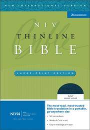 NIV Thinline Bible, Large Print