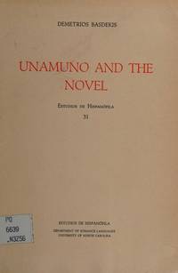 Unamuno and the Novel
