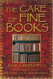 cover of The Care of Fine Books