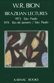 Brazilian Lectures: 1973, Sao Paulo; 1974, Rio de Janeiro/Sao Paulo