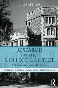 RESEARCH IN THE COLLEGE CONTEXT