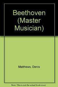 cover of Beethoven (Master Musicians Series)