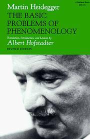 image of The Basic Problems of Phenomenology (Studies in Phenomenology and Existential Philosophy)