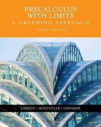 Precalculus With Limits (ISBN: 9780618394784)