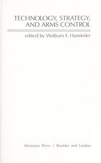 Technology, Strategy, and Arms Control